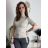 Svetr úpletový krátký rukáv dámský KEYSY (S/M/L ONE SIZE) IMWDF252704/DU S/M/L hnědá
