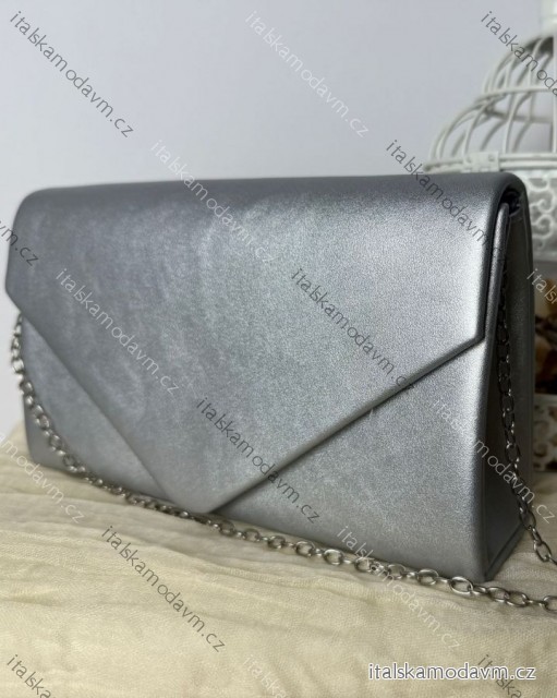 Kabelka listová kabelka dámska (ONE SIZE) TALIANSKA MÓDA IM08236114-1 - Farba   strieborná
 - veľkosť   ONE SIZE