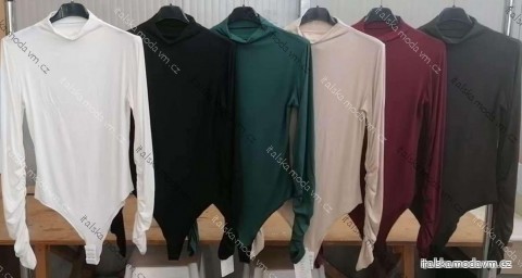 Body dlouhý rukáv dámské (XS/S/M ONE SIZE) ITALSKÁ MÓDA IMM25M1147
