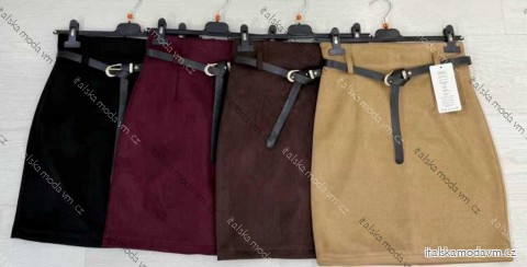 Sukňa stredne dlhá dámska (XS/S/M ONE SIZE) TALIANSKA MÓDA IMM25M6630