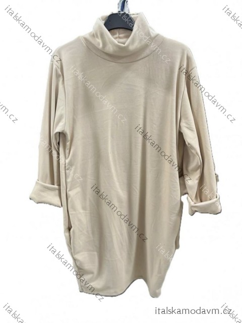 Šaty teplé s rolákom dlhý rukáv dámske (XS/S/M ONE SIZE) TALIANSKA MÓDA IMM25M24858