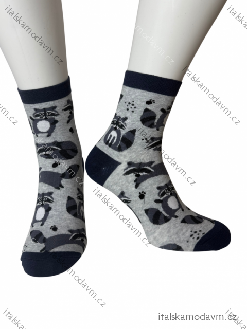 Ponožky veselé mýval dámské (35-37.38-40) POLSKÁ MÓDA DPP250823/DR
