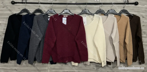 Sveter teplý dlhý rukáv dámsky (S/M/L ONE SIZE) IMPOZ25XJ-7611