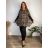 Tunika dlhý rukáv dámska nadrozmer (52/54/56 ONE SIZE) TURECKÁ MODA TM9251112
