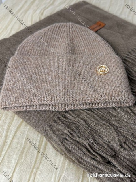 Čiapka zimná dámska (ONE SIZE)  TandN PVE25002/DUR ONE SIZE hnědá světlá