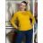 Sveter úpletový dlhý rukáv dámsky (S/M/L ONE SIZE) TALIANSKA MóDA IMM22Fd5816/DU S/M/L béžová