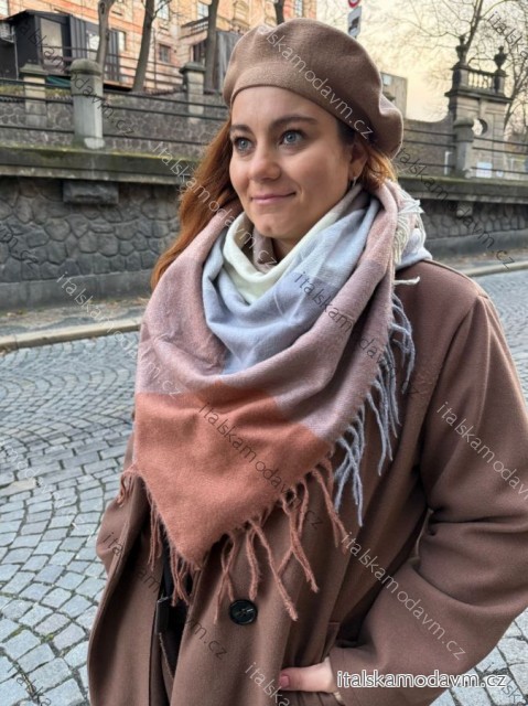 Šál teplá veľká dámska kašmírové (uni š.72, d.190) ORCHIDEJ ORC25DAN2312-63/DUR