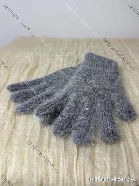 Rukavice prstové dámské (ONE SIZE) AURA.VIA AURA25NK3321/DUR ONE SIZE šedá tmavá