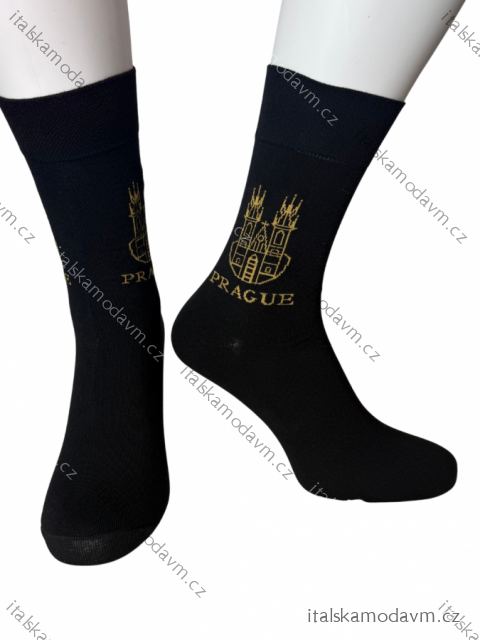 Ponožky veselé slabé unisex Prague (35-37,38-40,41-43,44-46) POĽSKÁ MODA DPP250828/DR
