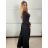 Nohavice dlhé s opaskom dámske (S/M/L ONE SIZE) TALIANSKA MÓDA IMM25M12825/DU