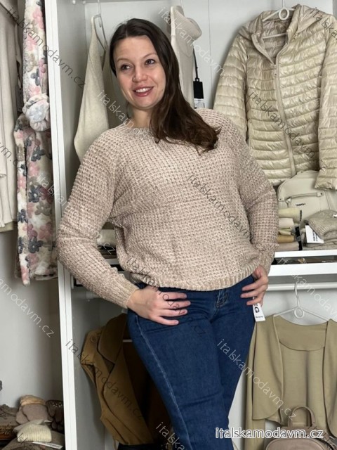 Sveter pletený dlhý rukáv dámsky AGY (M/L-XL/2XL) AMBITIONFLY AMB25N410T/DUR