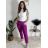 Nohavice strečové dlhé dámske PANTALONE  (S/M/L ONE SIZE) IMPOZ25LV-6318