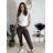 Nohavice strečové dlhé dámske PANTALONE  (S/M/L ONE SIZE) IMPOZ25LV-6318