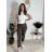 Nohavice strečové dlhé dámske PANTALONE  (S/M/L ONE SIZE) IMPOZ25LV-6318