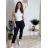 Nohavice strečové dlhé dámske PANTALONE  (S/M/L ONE SIZE) IMPOZ25LV-6318