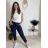 Nohavice strečové dlhé dámske PANTALONE  (S/M/L ONE SIZE) IMPOZ25LV-6318