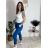 Nohavice strečové dlhé dámske PANTALONE  (S/M/L ONE SIZE) IMPOZ25LV-6318