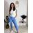 Nohavice strečové dlhé dámske PANTALONE  (S/M/L ONE SIZE) IMPOZ25LV-6318