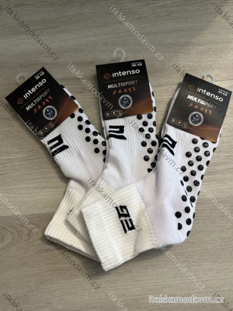 Ponožky sportovní pánske (36-40,41-43,44-46) INTENSO DPP250815/DR  biela