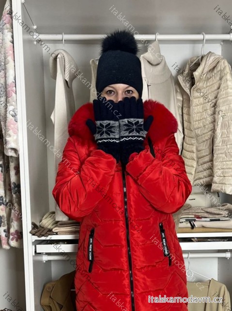 Rukavice prstové dámské (ONE SIZE) AURA. VIA NK6878/DUR ONE SIZE tmavě modrá