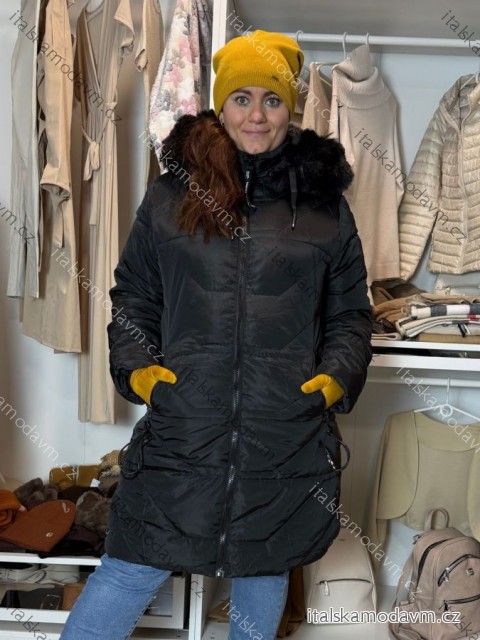 Kabát zimní nadrozměr dámský LUISA (3XL-7XL) SKORPP PMWSK25HH-2410TO/DU 4XL Černá