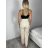 Nohavice dlhé dámske (XS/S/M ONE SIZE) TALIANSKA MÓDA IMPVN258245/DU XS/S/M béžová