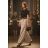 Kalhoty dlouhé elegantní s páskem dámské (S/M/L ONE SIZE) ITALSKÁ MÓDA IMD25327