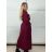 Kabát s opaskom dlhý rukáv dámske (S/M/L ONE SIZE) TALIANSKA MÓDA IMPVN25251008/DU