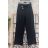 Kalhoty dlouhé elegantní dámské (S/M/L ONE SIZE) ITALSKÁ MÓDA IMD25366
