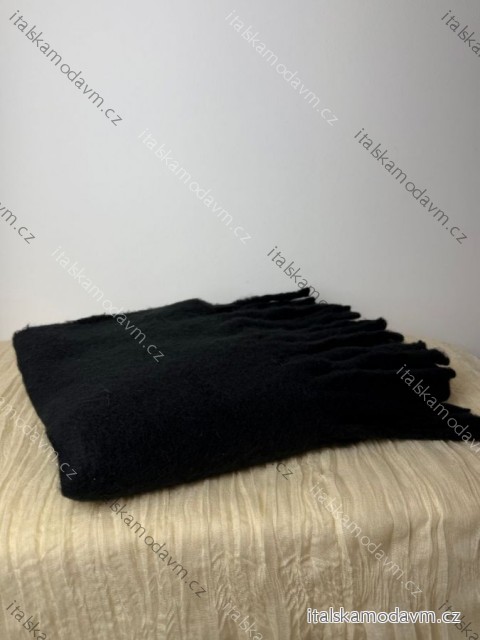 Šál zimný dámsky (ONE SIZE) QBEST EMILIE LIS25SH-8851/DUR ONE SIZE čierna