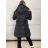 Kabát zimní s kapucí dámska  LHD fashion (S-2XL) LHD-2M-231-4/DU M Černá