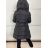 Kabát zimní s kapucí dámska  LHD fashion (S-2XL) LHD-2M-231-4/DU M Černá