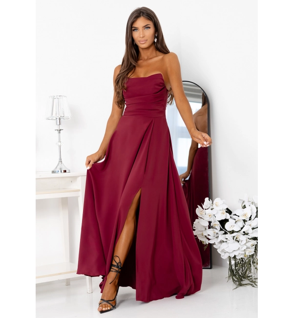 Šaty dlhé carmen spoločenské dámske VENUS (32 - 38) POLSKÁ MÓDA PMLAM25001610-3