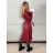 Kabát koženkový oversize s opaskom dlhý rukáv dámsky TARA (S/M/L ONE SIZE) TALIANSKA MÓDA IMWCA251111/DU S/M/L hnedá