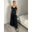 Nohavice dlhé elegantné oversize s opaskom dámske (S/M/L ONE SIZE) TALIANSKA MÓDA IMSM26005