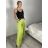 Nohavice dlhé elegantné oversize s opaskom dámske (S/M/L ONE SIZE) TALIANSKA MÓDA IMSM26005