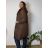 Bunda jesenná s kapucňou na zips dlhý rukáv dámska nadrozmer (52/54/56 ONE SIZE) TALIANSKA MÓDA IM425531