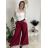 Nohavice elegantné s opaskom dámske (S/M/L ONE SIZE) TALIANSKA MÓDA IMD25006