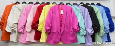 Sako elegantný dlhý rukáv dámske (S/M/L ONE SIZE) TALIANSKA MÓDA IM426038