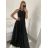 Šaty elegantné spoločenské dlhé na ramienka dámske (S/M ONE SIZE) TALIANSKA MóDA IMM2218806