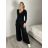Nohavice elegantní s páskem dámske (S/M/L ONE SIZE) TALIANSKA MÓDA IMSM26034