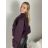 Kabátek krátký oversize dlouhý rukáv dámské (S/M/L ONE SIZE) ITALSKÁ MÓDA IMPLU251111/DU S/M/L fialová