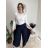 Kalhoty letní zavinovací dlouhé oversize dámské GINIE (S/M/L ONE SIZE) ITALSKÁ MÓDA IMD24250
