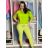 Nohavice strečové dámske  LINDA (S/M/L ONE SIZE) TALIANSKA MÓDA IM4251163