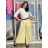 Nohavice dlhé elegantné oversize s opaskom dámske (S/M/L ONE SIZE) TALIANSKA MÓDA IMSM26005
