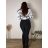 Nohavice dlhé elegantné dámske nadrozmer (2XL/3XL - 3XL/4XL - 5XL/6XL) MIEGO MIE26ZT08F/DUR <div>
<p>2XL / 3XL</p>
</div> čierna