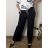 Kalhoty dlouhé elegantní dámské nadrozměr (2X-5XL/6XL) MIEGO MIE2611061/DUR 4XL Černá