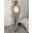 Nohavice dlhé elegantné dámske nadrozmer (S/M - M/L - XL/2XL) MIEGO MIE262539/DUR M / L šedá