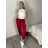Nohavice elegantné dámske (S/M/L ONE SIZE) TALIANSKA MÓDA IM426030/DUR sv. růžová S/M/L