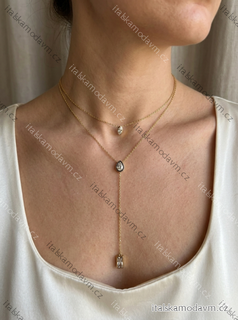 Náhrdelník dívčí a dámský (ONE SIZE) BIŽUTERIE BIZ23014/DUR